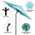 thumbnail image 6 of Mainstays 7.5' Aqua Push-up and Tilt Patio Umbrella, 6 of 7