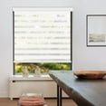 thumbnail image 2 of LUCKUP Cordless Zebra Blinds Roller Shades for Window-Dual Layer Sheer Blinds Light Control with Valance Day Night Privacy Light Filtering Fabric, 22, 2 of 7