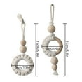 thumbnail image 3 of 4PCS Christmas Pendant Woven Garland Ornament Christmas Tree Ornament Pendant Home Crafts, 3 of 3