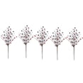 thumbnail image 1 of zhangmingg Arrangement Floral en Soie Réaliste pour la Maison avec Verdure Réaliste et 5 Pcs, 1 of 6