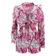 thumbnail image 4 of ICHUANYI Clearance Women's Sexy And Fashionable Printed Coat With A Three Piece Bra Set, Long Sleeved V-neck Top/shirt Set ICHUANYI "ICHUANYI", 4 of 5