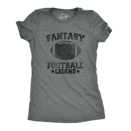 Womens Fantasy Football Legend T shirt Funny Favorite Sport Team Tee For