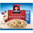thumbnail image 2 of Quaker Instant Oatmeal Cup, Apples & Cranberries, 1.79 oz (Pack of 12), 2 of 2