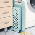 thumbnail image 6 of Organizer Basket Wall Mounted Punch Free PP Portable Dirty Laundry Basket for Home, 6 of 8