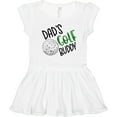 thumbnail image 3 of Inktastic Dad's Golf Buddy with Golf Ball Girls Toddler Dress, 3 of 5