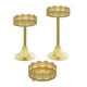 thumbnail image 2 of 3 piezas Soporte para cupcakes Bandeja de postres Centro de mesa de metal Soporte para pasteles para Oro, 2 of 9