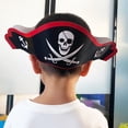 thumbnail image 3 of Sombreros de fiesta de pirata de papel para Halloween (paquete de 24)Sombrero de papel para niños pequeños con tema pirata Sombrero de pirata, 3 of 3