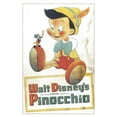thumbnail image 2 of Boy's Pinocchio Retro Movie Poster  Graphic Tee White Large, 2 of 4