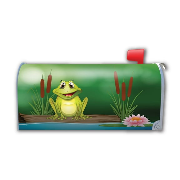 Happy Frog Mailbox Cover Magnet