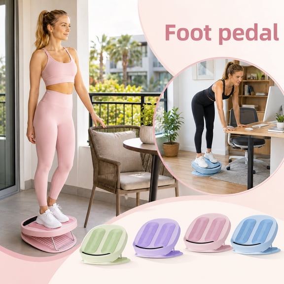 2026 New Pro Stretch Calf And Foot Stretcher, Adjustable Slant Board with Textured Massage Surface, Boot Calf Stretcher for Leg Comfort, Home Fitness Equipment (Pink)
