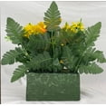 thumbnail image 7 of Sympathy Silks Artificial Cemetery Flowers - Realistic - Outdoor Grave Decorations Sunflower and Bow Brick for Outside Monument, 7 of 7