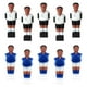 thumbnail image 2 of Juego de 10x futbolín para hombres, jugadores de fútbol de mesa de fútbol, mini futbolín para hombres para sala de juegos, 2 of 9