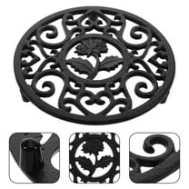 SOPOTUTU Cast Iron Trivet Pad Insulator for Kitchen Pots, Hot Kettles, Cookware, and