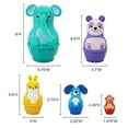 thumbnail image 3 of Ensemble-jouet d’animaux empilables et emboîtables, 5 animaux emboîtables, 5 gobelets empilables pour enfants 12 mois et plus, unisexe, 3 of 9