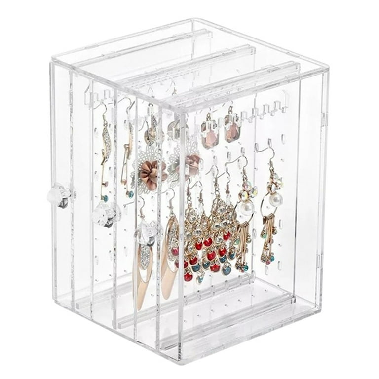 Transparent Acrylic Wall-mounted Earring Display Stand, Jewelry