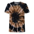 thumbnail image 5 of CFLVAEK Mens T Shirts Graphic Tees Trendy Tie Dye Tshirts Big and Tall Crew Neck Tshirt Casual Summer Short Sleeve T Shirt Black XXL, 5 of 6