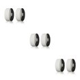 thumbnail image 1 of bedienty 2PCS/Box Racing Bike Wraps Bicycle Handlebar Belt Portable Breathable Flexible Damping Cycling Riding Grip Tapes White 3Set, 1 of 6