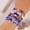 Blue, variant on PISONIC Game Day Bracelets for Women - Heishi Clay Beaded Stretch Bracelets - Stackable Sports Charm Bracelet Bangles - Football Accessories & Outfits Jewelry Gifts