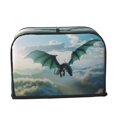 thumbnail image 2 of Fotbe Cloud Sky Green Dragon for Two Slice Toaster Cover, Fingerprint Protector, Super Soft Appliance Cover And Dust Cover,Bread Dust Cover & Fingerprint Protection, 2 of 7