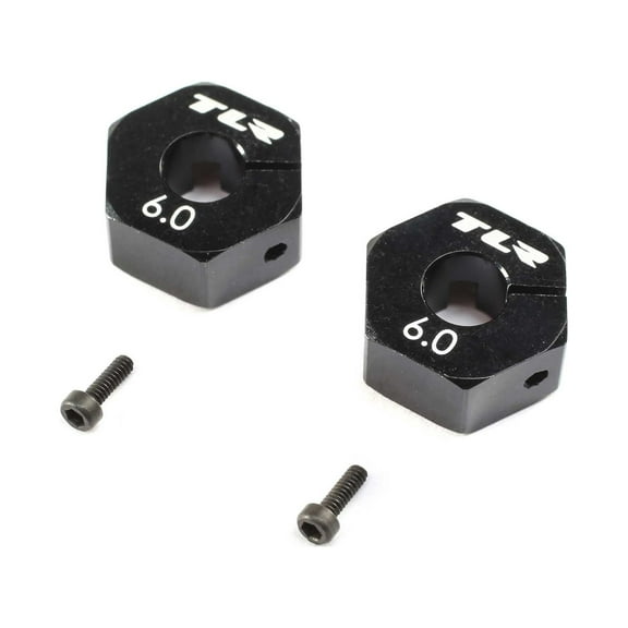 Team Losi Racing Wheel Hex 12mm x 6.0mm 2 TLR232115 Electric Car/Truck Option Parts