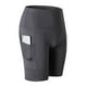 thumbnail image 1 of Gibobby Short Deportivo Pantalones cortos de yoga de entrenamiento sólido de cintura alta para mujer con 2 bolsillos ocultos Pantalones cortos ajustados(Gris, S), 1 of 5