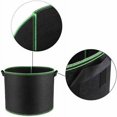 Plant Bags Grow Bag Planting Bag Black NonWoven Fabric (10 Gallon