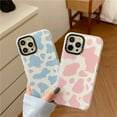 thumbnail image 6 of for iPhone 13 Case Clear with Cow Print Cute Silicone TPU Phone Protective Cover Shockproof Phone Cover Bumper, 6 of 7
