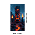 thumbnail image 3 of Aloha Themed Airship Design Welcome Banner, Party Background Decor, Ideal for Hawaiian Themed Parties Luau Celebrations Tropical Events and Photography Backdrops, 3 of 7