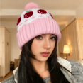 thumbnail image 5 of Christmas Gifts Beanie for Women One Piece Women's Hats & Caps Winter Clothing Fall Fashion Must Have Warm Winter Hat Pink, 5 of 7
