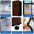 small Fridge with Freezer, 3.3 cuft portable Refrigerator, 7 Adjustable
