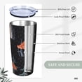 thumbnail image 5 of Tree Mushroom Magic Stainless Steel Tumbler with Lid and Straw 20oz Vacuum Insulated Travel Mug for Hot & Cold Drinks Coffee Wine Water Cup, 5 of 7