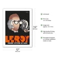 thumbnail image 2 of Leroy - Premier Optician of Paris - Vintage French Advertising Poster by Paul Colin c.1938 - Bamboo Fine Art 290gsm Paper (Unframed) 12x16in, 2 of 4