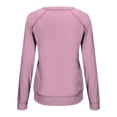 thumbnail image 5 of Top de suéter con estampado navideño de manga larga con cuello redondo para mujer primavera otoño Pompotops FGAJ9858, 5 of 5