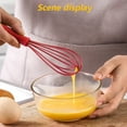 thumbnail image 4 of Color kitchen mini silicone egg beater – mini egg beater set egg beater for mixing, cooking and bakingred, 4 of 4