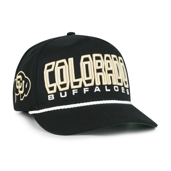 Youth '47 Black Colorado Buffaloes Byline Hitch Adjustable Hat
