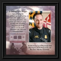Prayer for the Paramedic Framed Poem, First Responders Gift, EMS, EMT, Gift for a Paramedic and Emergency Services Personnel, 6422B