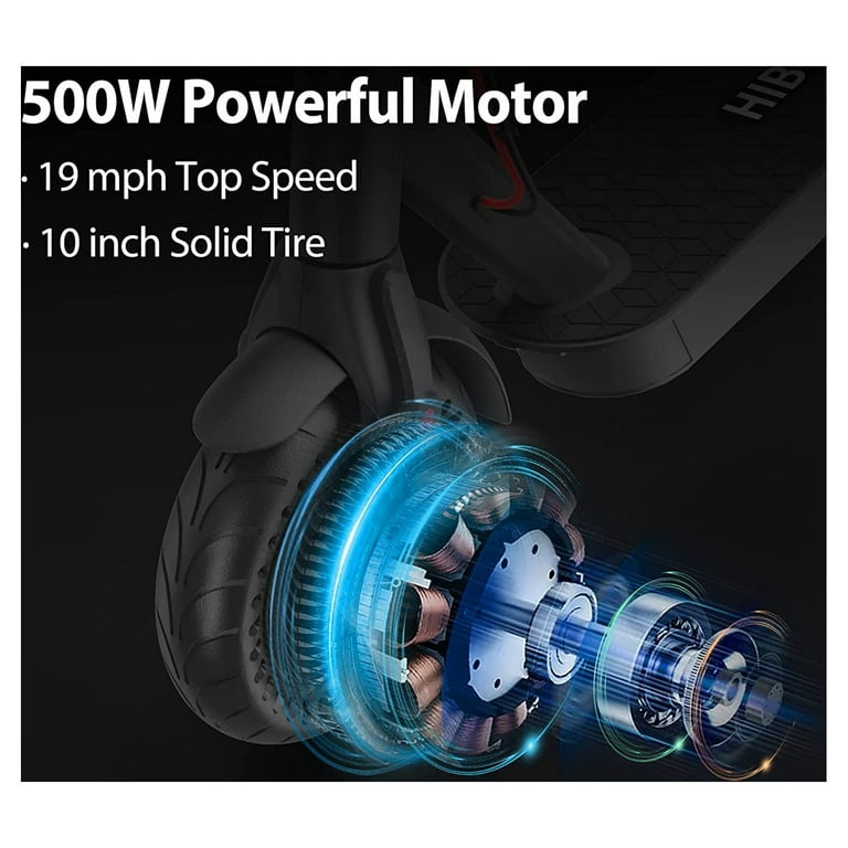 Hiboy KS4 Pro Fast Dual Electric Scooter with 500W Motor, 10