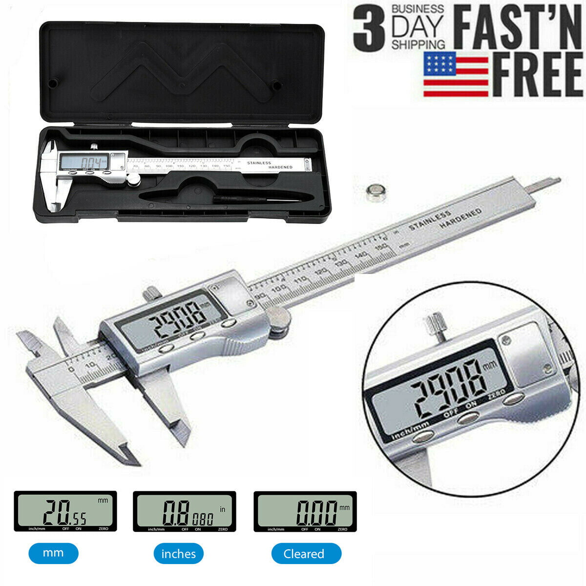Micrometer Stainless Steel Electronic for Automobile Brake Caliper 