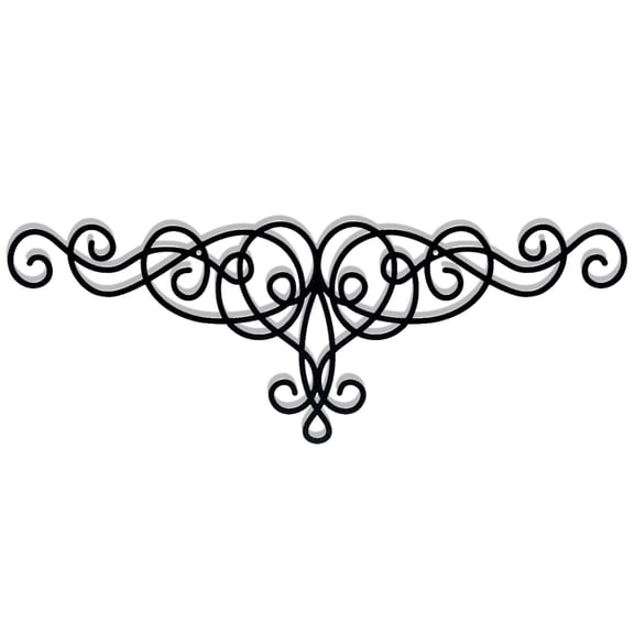 Lsupdaol Traditional Scroll Swirl Metal Wall Sculptures