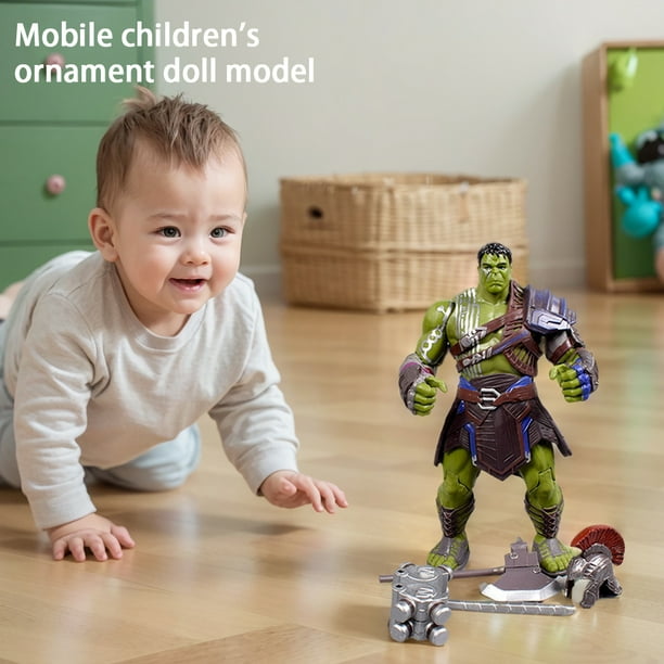 Figurine Hulk Gladiateur 13 Cm – Thor Ragnarok – Doll Pour Enfant (7-14 Ans)