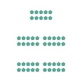 thumbnail image 1 of Moyic 10 piezas de parches de flores para planchar, prácticos parches bordados autoadhesivos, suministros de emergencia para DIY, Jeans, verde Verde 5piezas Moyic CBP233664, 1 of 5