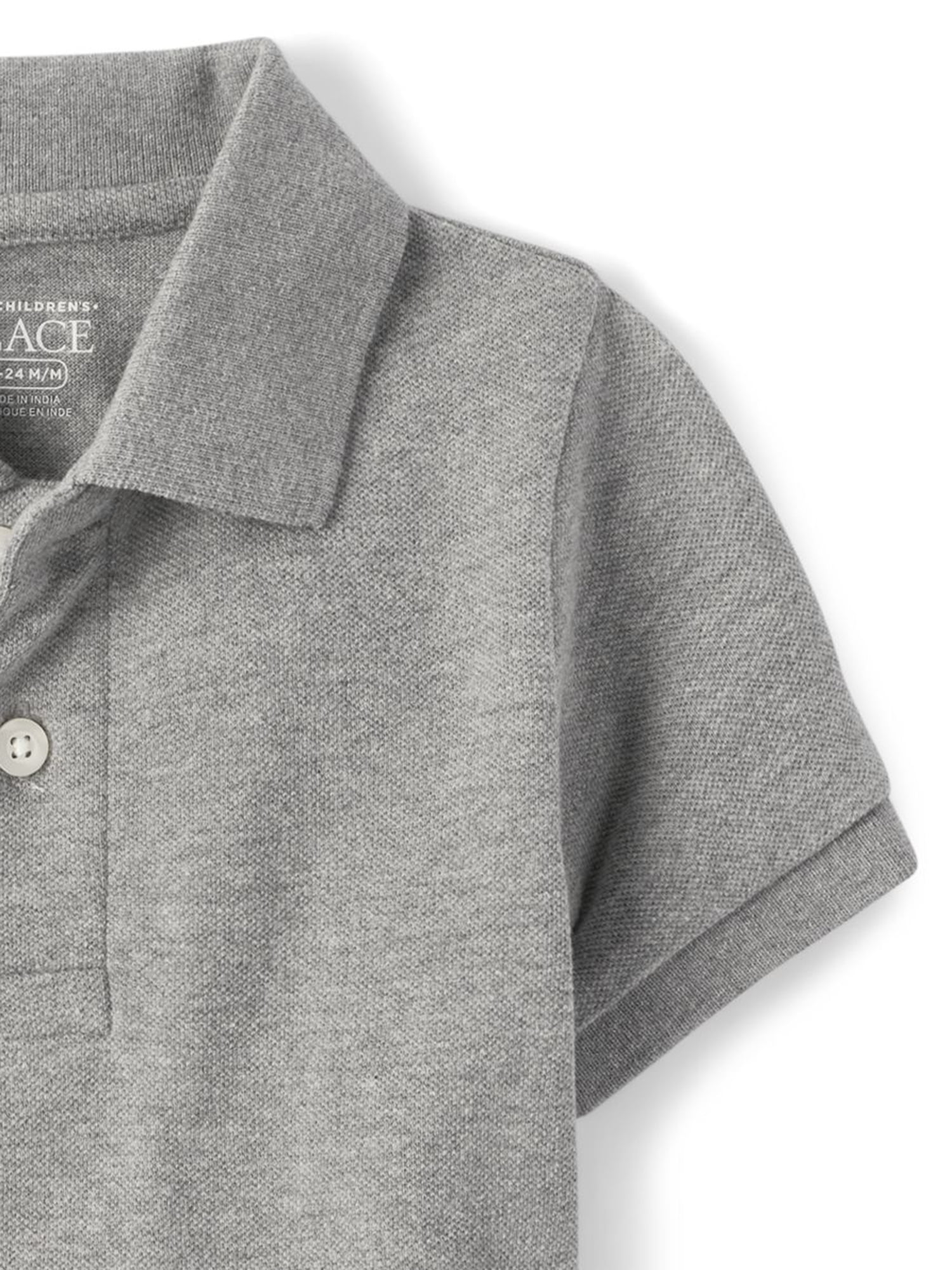 The Children's Place Baby Toddler Boys Uniform Short Sleeve Polo, Sizes 6M-5T