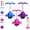 Set D, variant on Balance Jumping Ball, Indoor & Outdoor Anti-Slip Balance Board Toy with Handle & Pump, Improve Coordination, Motor Skills and Fitness Training