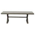 thumbnail image 2 of Brown Aluminum Coffee Table - Mission Influences, Bottom Shelf - Rust-Resistant, Weather-Resistant - Functional and Stylish 10053, 2 of 5
