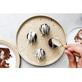 thumbnail image 4 of ZECATL Hot Chocolate Bomb Half Circle Baking Mold, How to Make Hot Chocolate Bomb with Marshmallows, The New Way to Enjoy the Milk (2pcs), 4 of 7