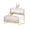 Dual Layer, variant on Homelife 3-Tier Dried Fruit Display Tray with Nut Stand Stylish Elk Lid Sturdy Plastic Iron Frame Fruit Plate Nordic Fashion Snack Tray for Fruits Candies Nuts