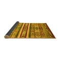 thumbnail image 2 of Ahgly Company Indoor Rectangle Abstract Yellow Modern Area Rugs, 7' x 9', 2 of 4