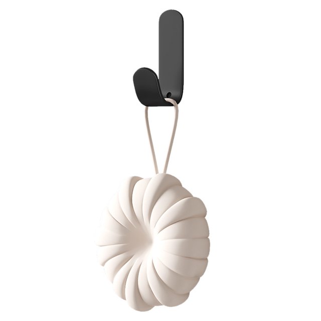 12 Piezas 3M Adhesivo Gancho Pegatinas Baño Ganchos de Pared Impermeable Toallero para Dormitorio Baño Cocina Techo Colgando Albornoces (Negro)
