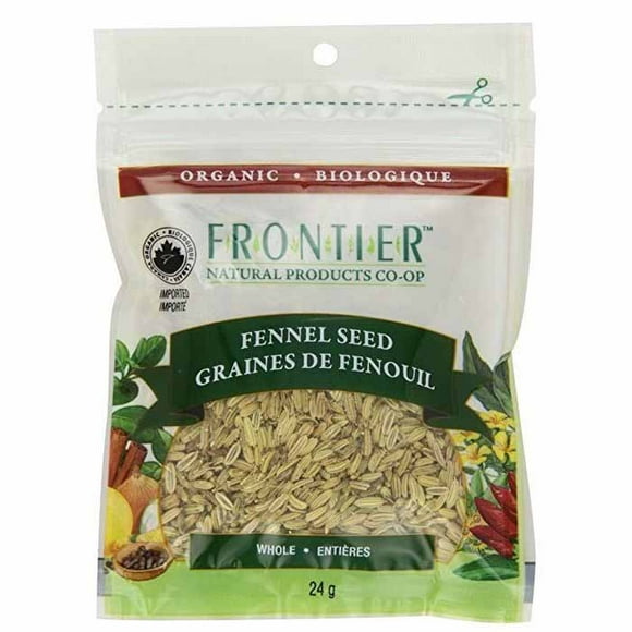 Frontier Co-op - Organic Fennel Seed Whole, 24g