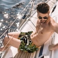 thumbnail image 2 of luoweisi Men's Beach Shorts Quick Dry Swim Trunks with Mesh Lining Raccoon 2XL, 2 of 5